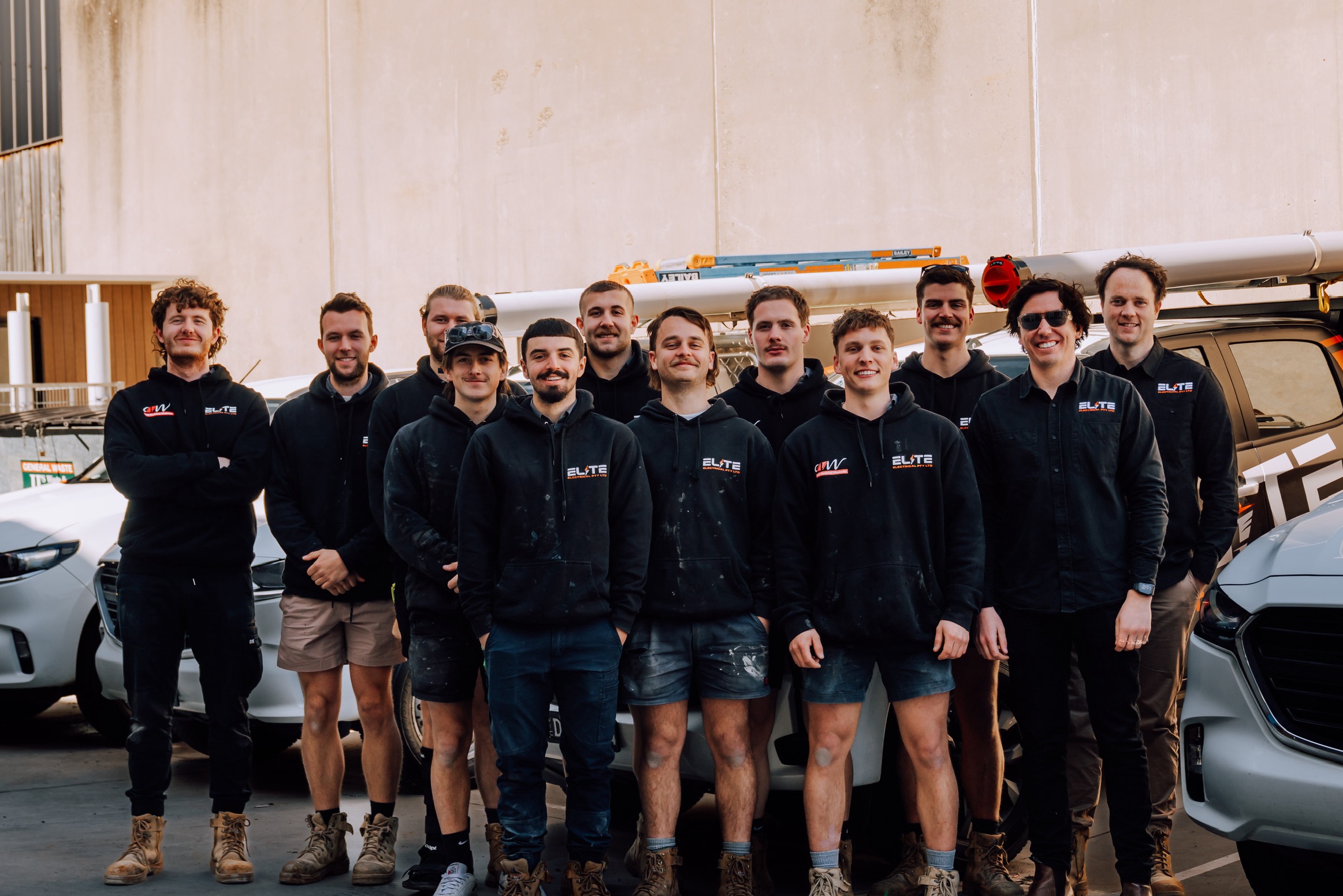 The Elite Electrical team
